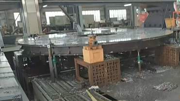 Skräddarsydda ritningar + stor bearbetning! Tangshan Yuexin bearbetar en 8m tallrik.